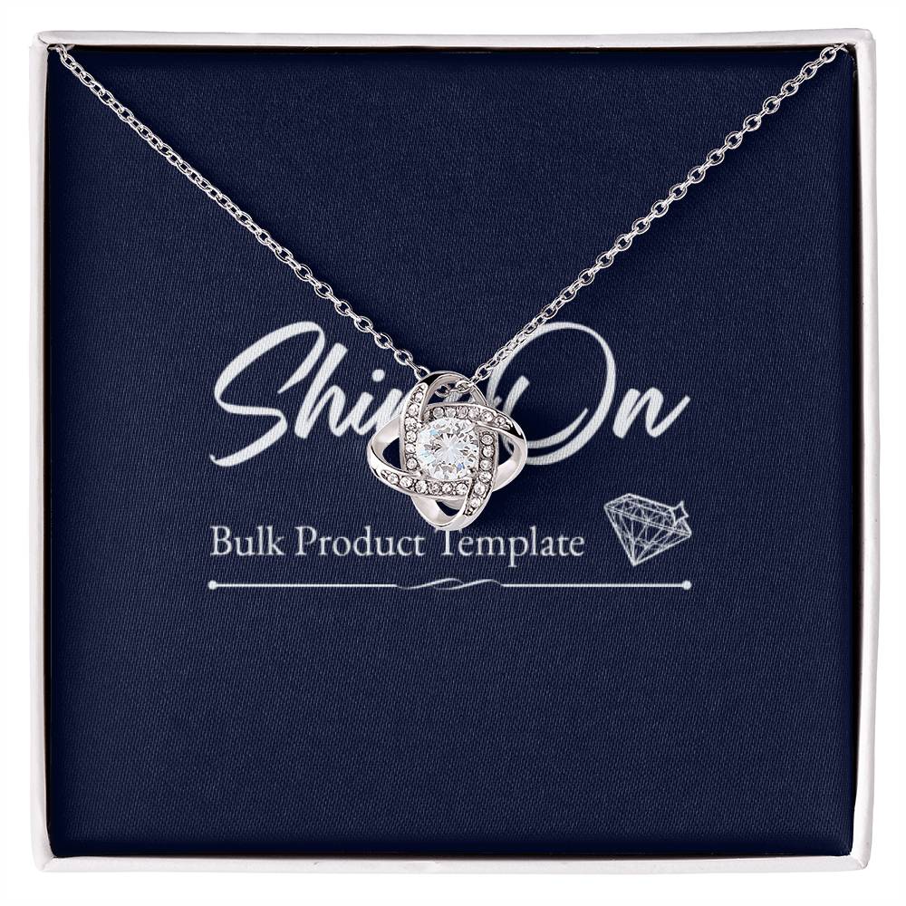 To My Daughter - I Close My Eyes - Forever Love Necklace