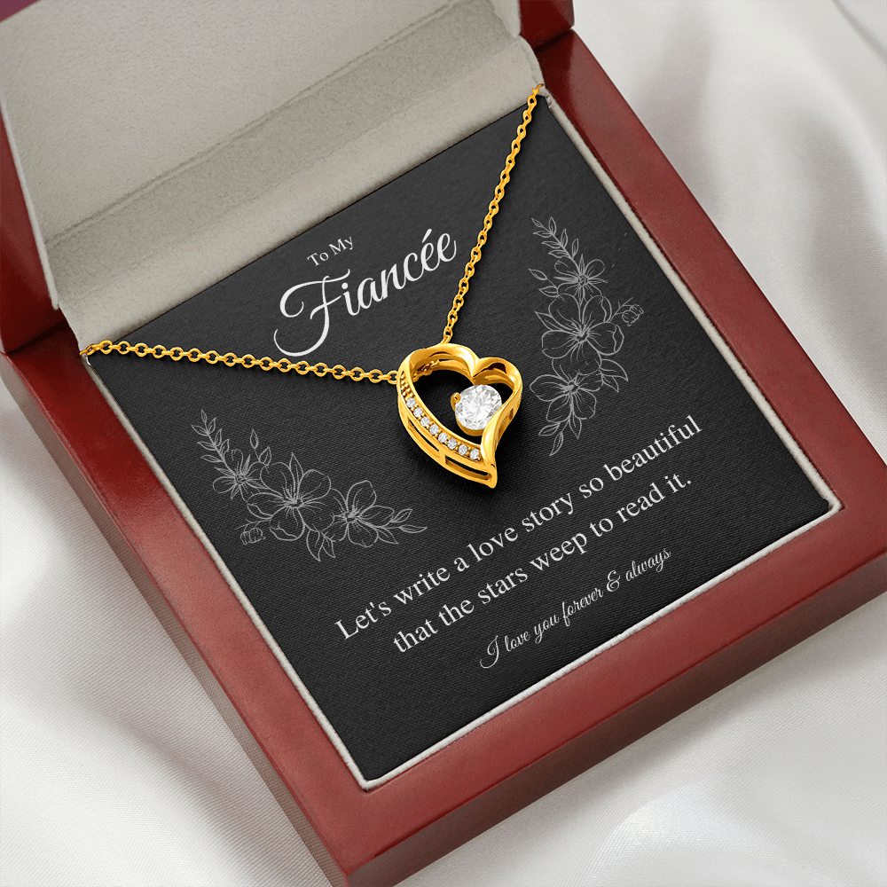 Let's write a love story so beautiful - Forever Love Necklace