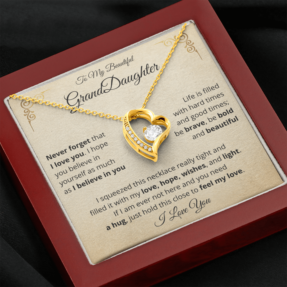 Never forget that I love you - Forever Love Necklace (G)