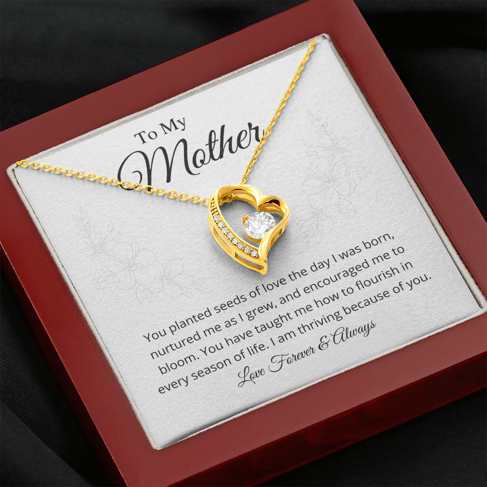 You planted the seeds of love - Forever Love Necklace