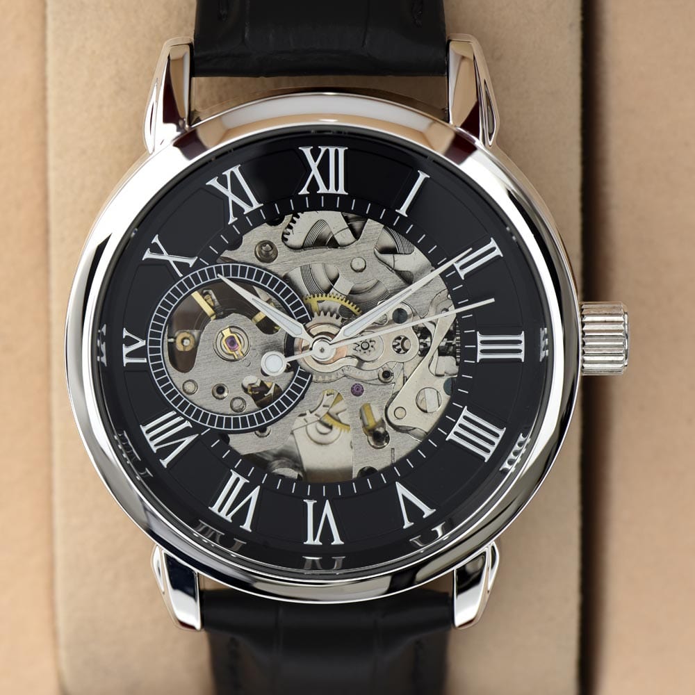You're really rocking this daddy shit - Men's Openwork Watch (G)