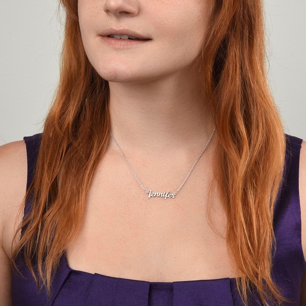 My Beautiful Granddaughter - Personalized Name Necklace