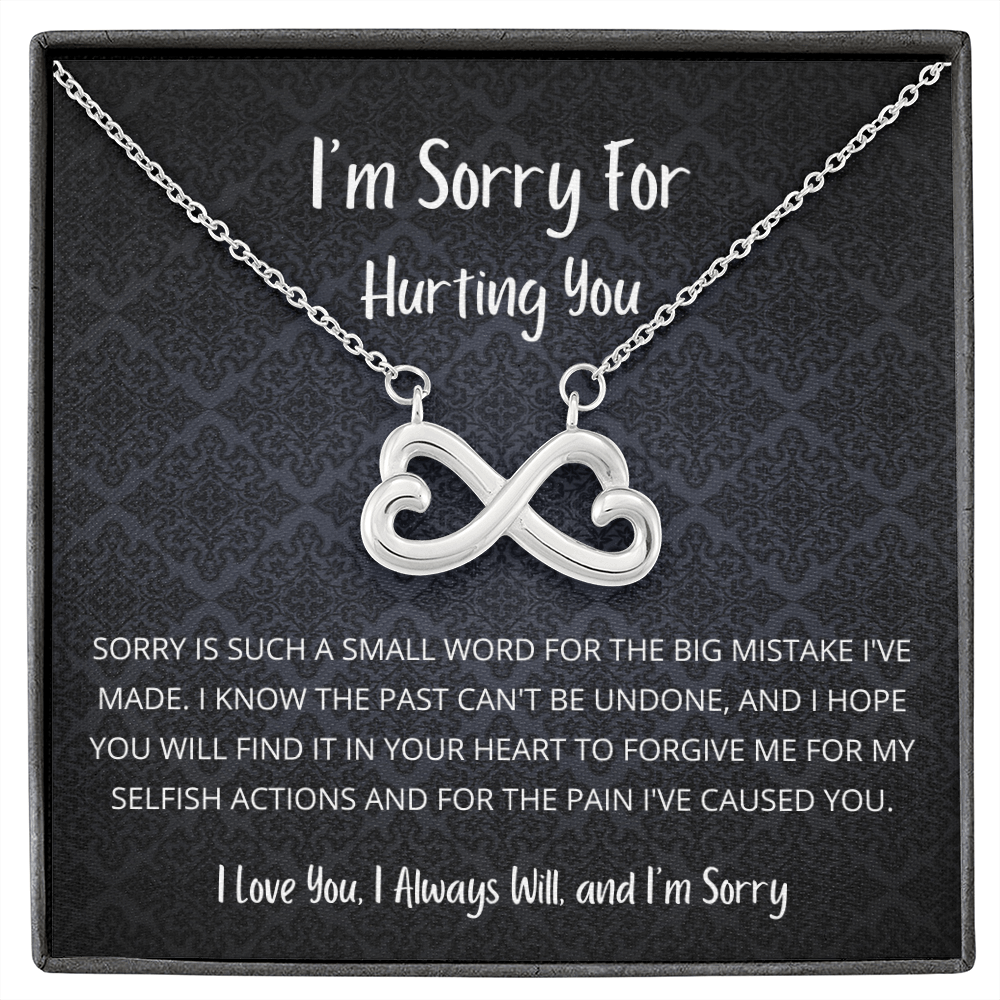 Sorry is such a small word - Infinity Hearts (Black)