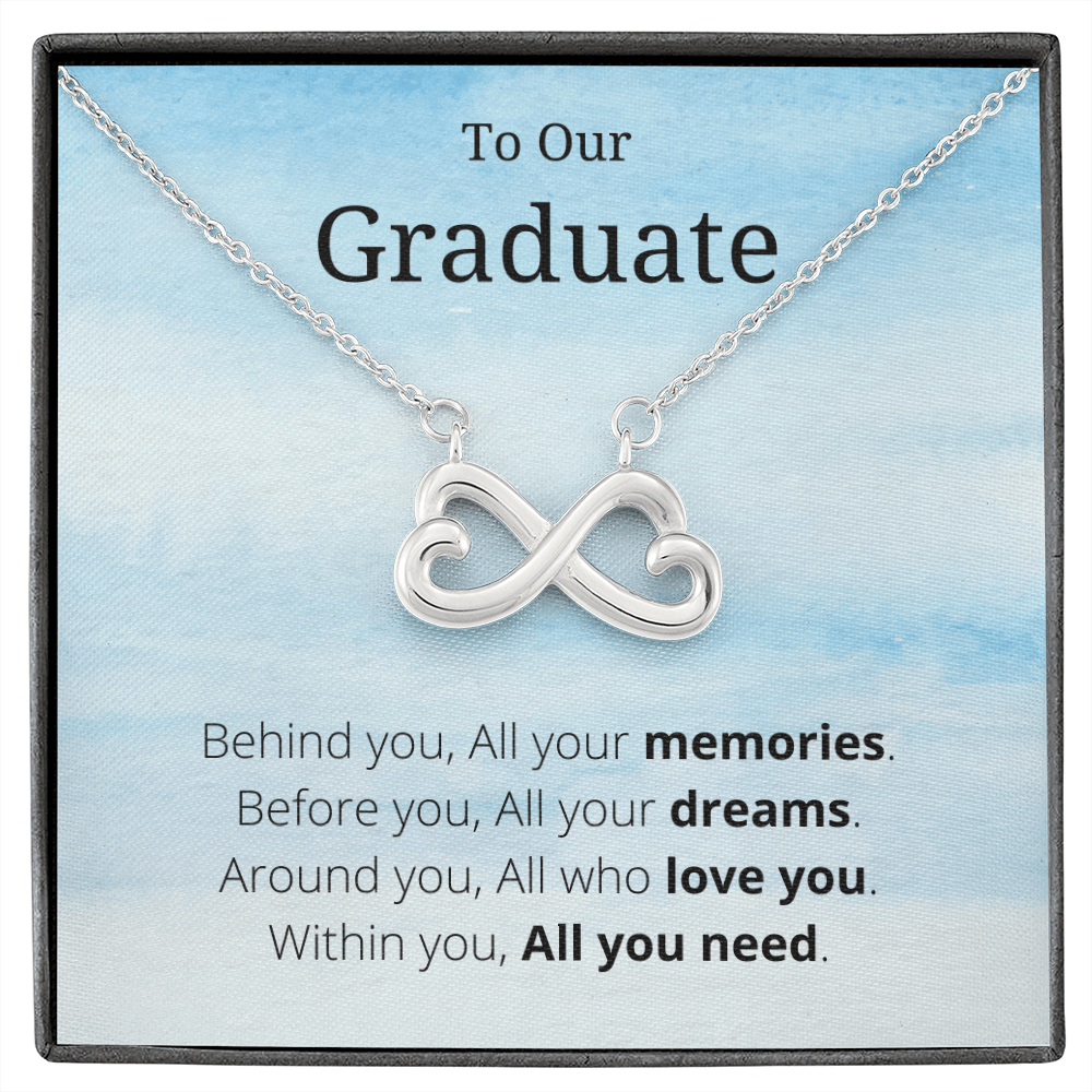 Behind you all your memories - Infinity Hearts Necklace (SB)
