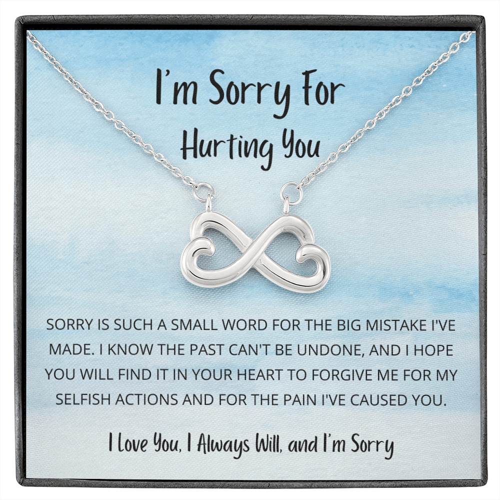 Sorry is such a small word - Infinity Hearts (Sky Blue)