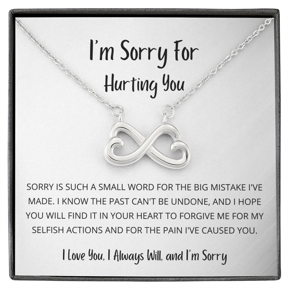 Sorry is such a small word - Infinity Hearts (White)