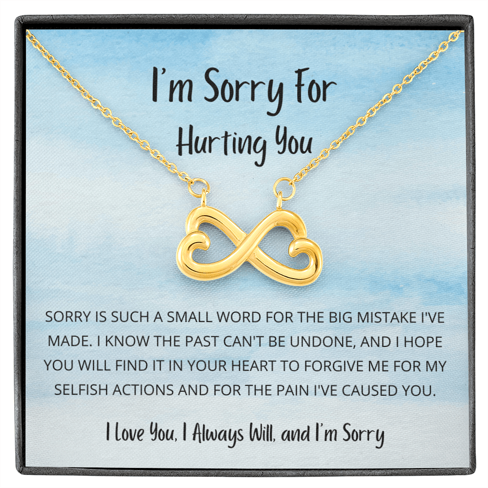 Sorry is such a small word - Infinity Hearts (Sky Blue)
