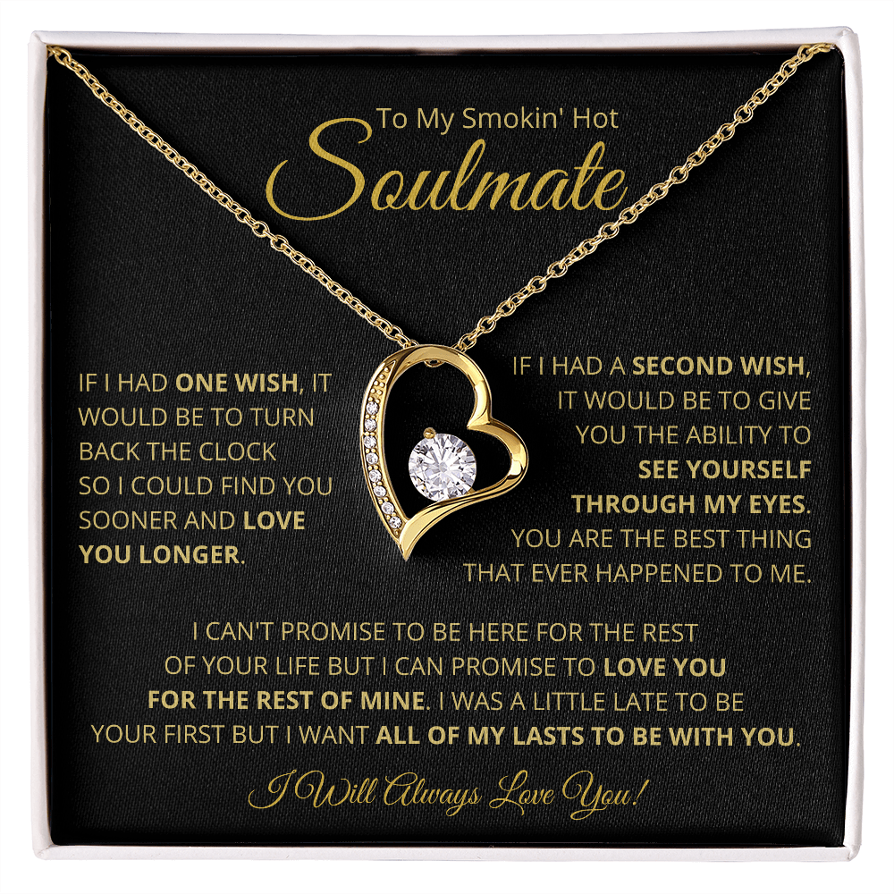 Soulmate - If I had one wish - Forever Love Necklace (G/B)