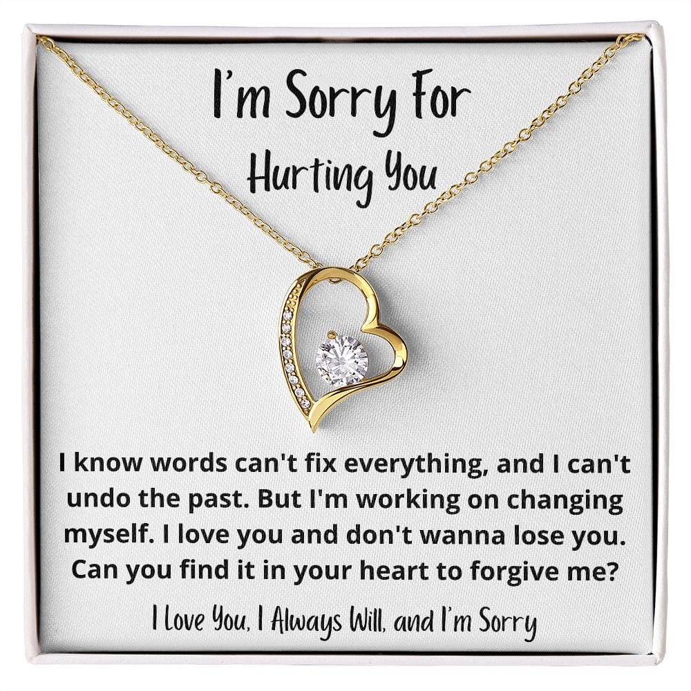 I Know Words Can't Fix Everything - Forever Love Necklace