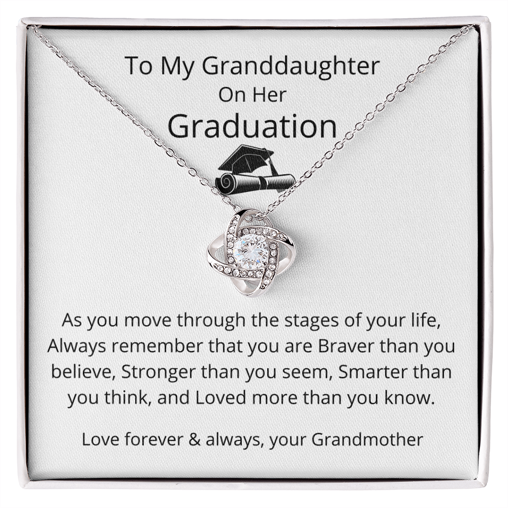As you move through the stages of your life - Love Knot Necklace